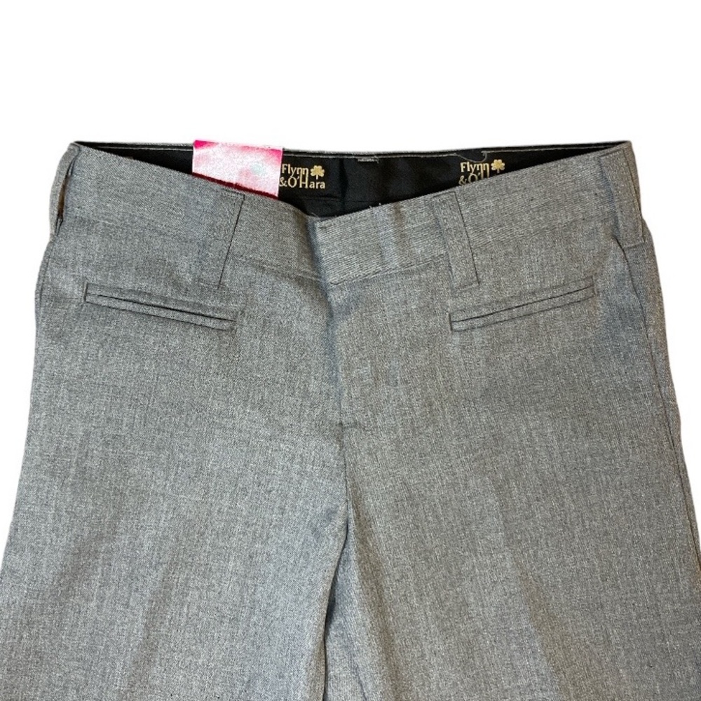 Girls Gray Dress Uniform Slacks 8 Regular NWT